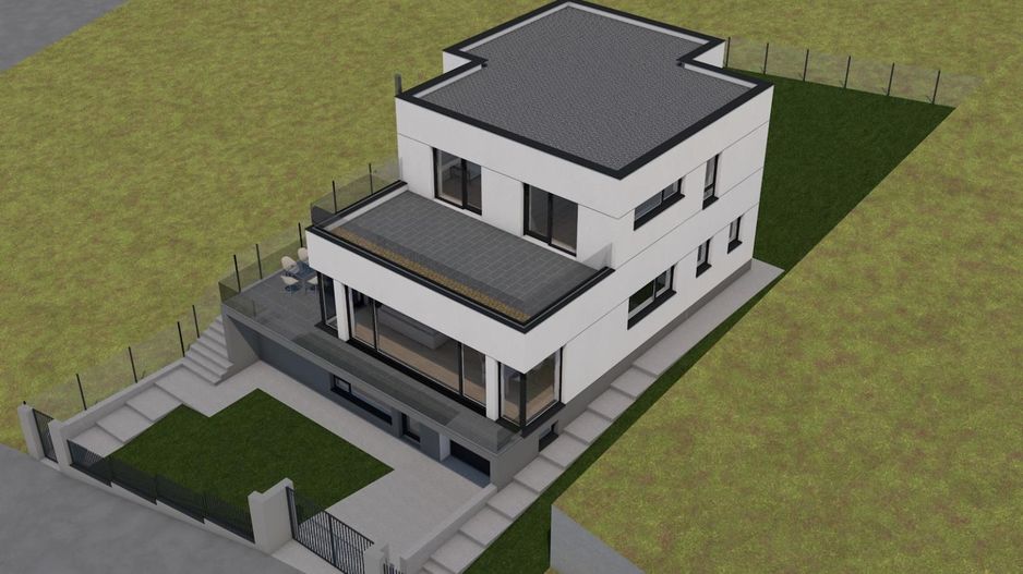 Teren intravilan cu panorama si proiect - Poză 3