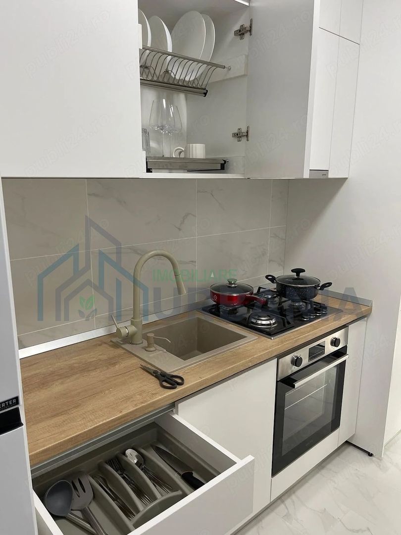 Apartament 1 cameră, Unirea Towers, decomandat, mobilat și utilat, 44 mp, loc de parcare subteran inclus - Poză 6