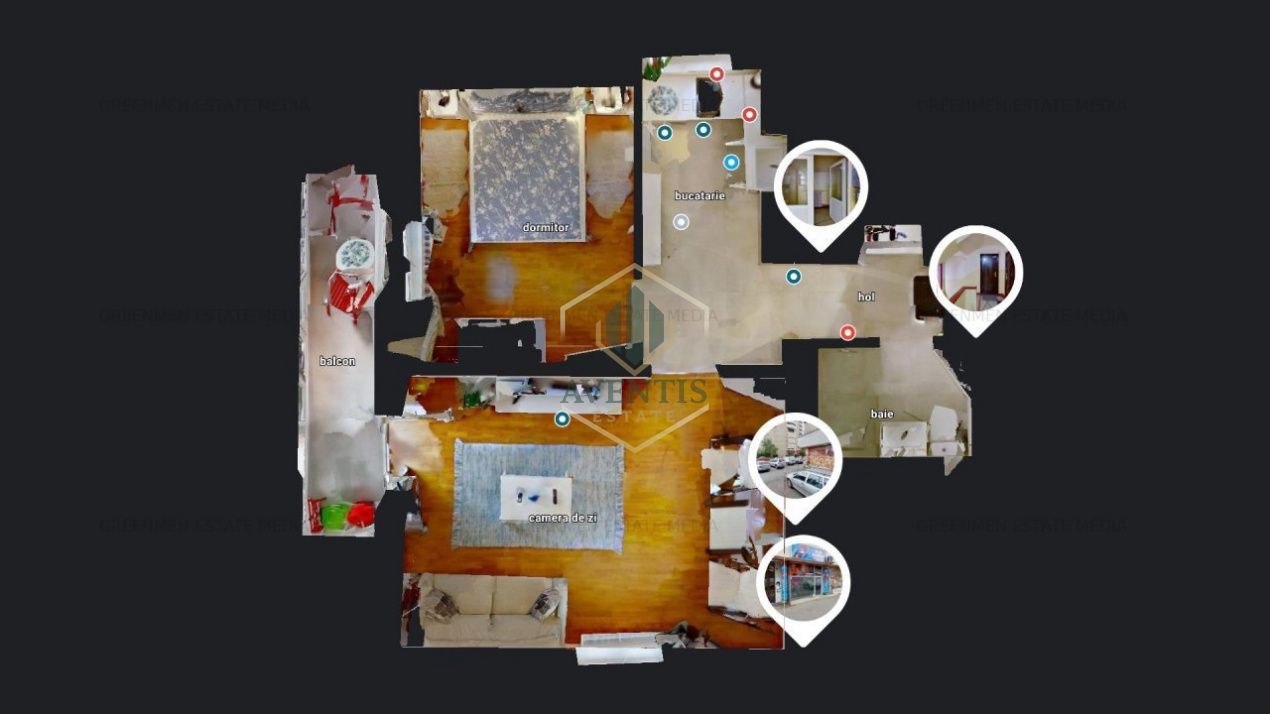 2 camere decomandat, renovat, incalzire in pardoseala, Universitate Metrou - Poză 13