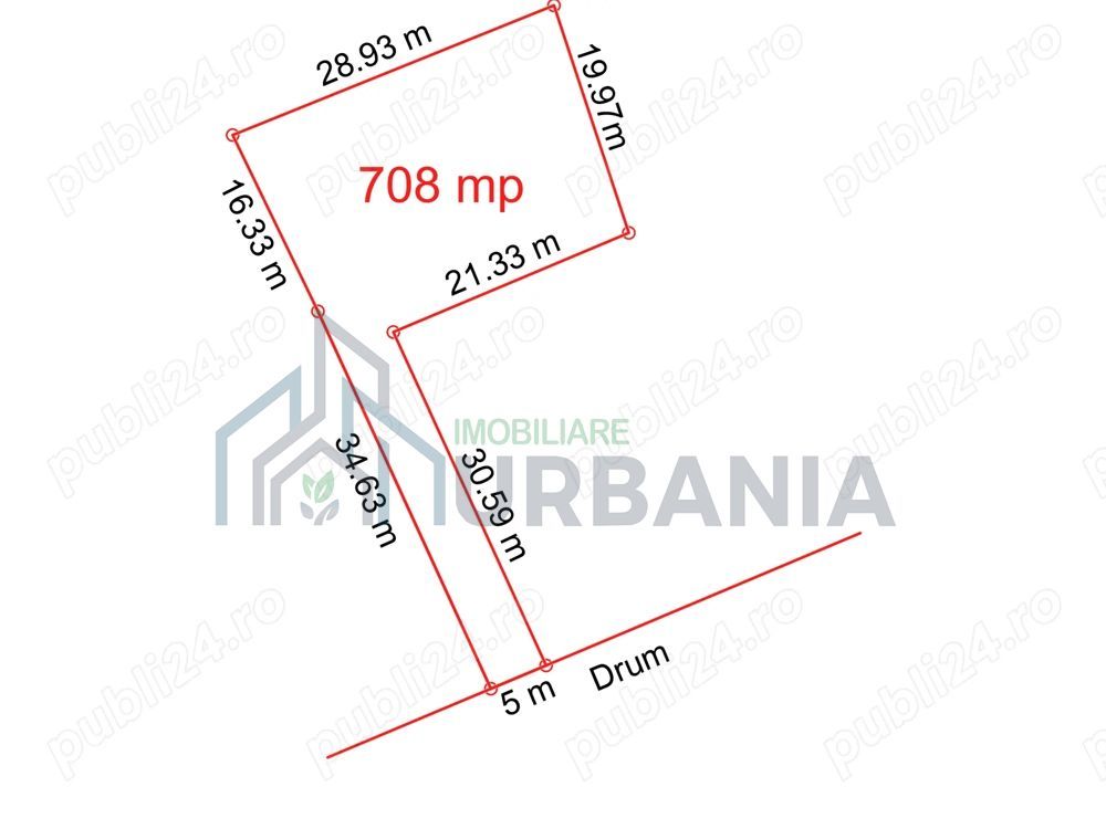 Teren intravilan 708 mp Rediu | Acces privat - Poză 3