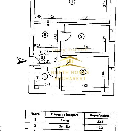 Apartament 2 camere in zona Unirii cu curte spatioasa de 146 mp - Poză 12