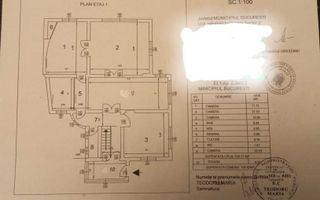 Gradina Icoanei | Apartament 5 camere in vila interbelică | Curte individuală - Schiță 25