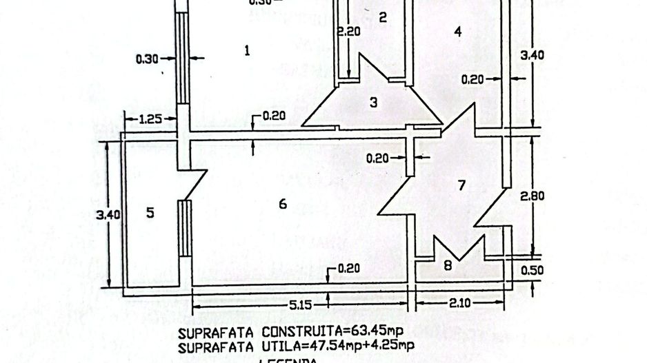 Apartament cu 2 camere, etaj 6 cu lift, VASLUI - zona CENTRU - AUROCOR; - Poză 10