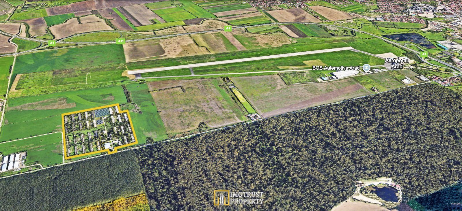 DE VANZARE –Teren Parc Industrial 18 ha cu Hale și Fotovoltaic – Arad - Poză 2