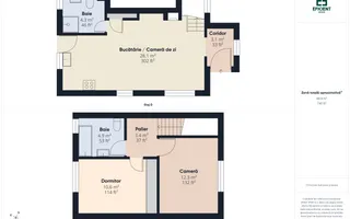 Casă tip Duplex cu 3 camere și garaj - Bucovăț - Timișoara - Poză 32