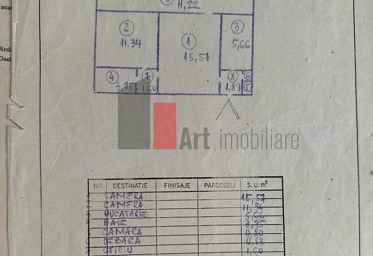 Apartament 2 camere Baba Novac - Schiță 10