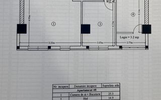 Apartament 3 Camere -72MP/Etaj 4 din 11 Mobilat & Utilat// - Cartier Visoianu! - Poză 7