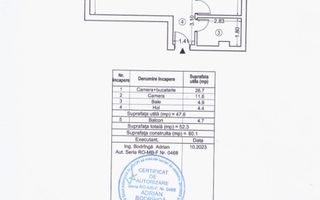 2 Camere | Nou | Parcare Subterana Disponibila | Etaj Intermediar - Schiță 9
