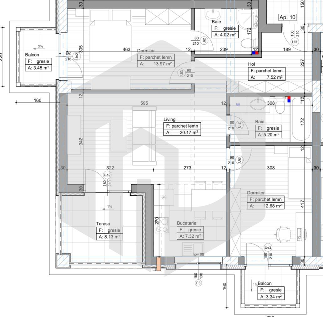 Apartament 3 camere 71mpu + Gradina 55mp + Boxa | 0% Comision - Poză 3
