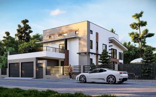 Vila extravaganta - individuala | 5 camere | 900mp teren | Balotesti - Poză 8