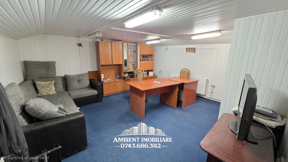HALĂ PRODUCȚIE - ATELIER cu SC-578 mp, teren 716 mp, VASLUI - Str. Burebista; - Poză 4