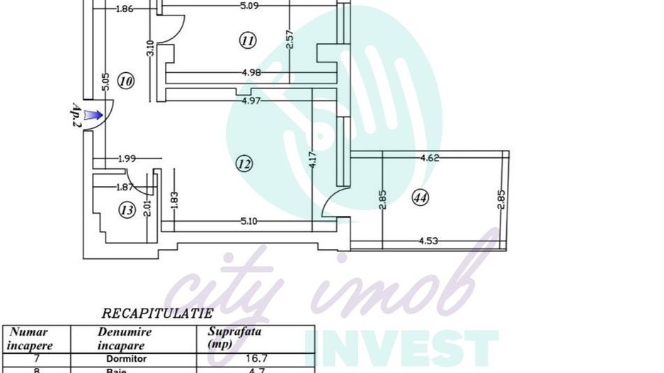Apartament cu 3 camere cu parcare in bloc nou - Poză 2