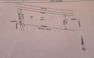 Teren intravilan de vanzare - Sat Bursuc Deal, Comuna Lespezi, Judetul Iasi - Poză 4