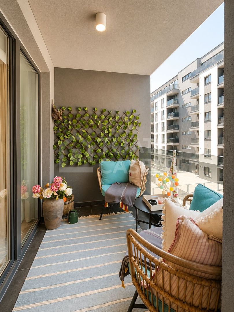 Apartament cu 2 camere , mobilat, utilat modern,  zona Iulius Mall - Poză 7
