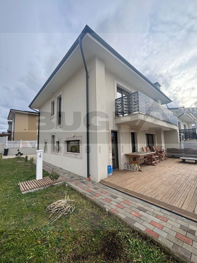 Casa moderna 126 mp utili, livada, 4 parcari, Borhanci - Poză 1