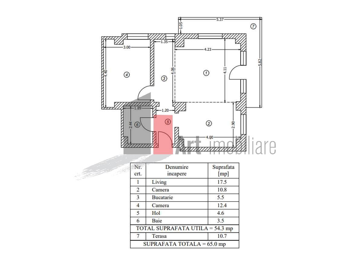 Apartament Premium 3 Camere 65 m2 Militari Residence Utilat Smart Home - Poză 8