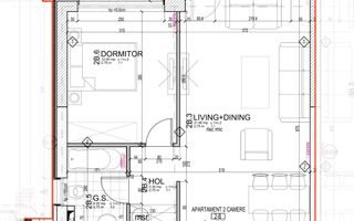 Apartament cu 2 camere *60mp utili* + curte *46mp*  // Floreasca - Park View - Schiță 20