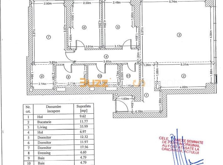 Apartament 4 camere cu View Panoramic Unic - Schiță 29