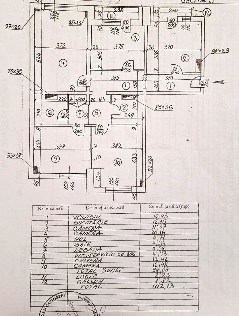 Vanzare Apartament 4 Camere Piata Unirii - Sfanta Vineri bloc 1992 - Poză 9