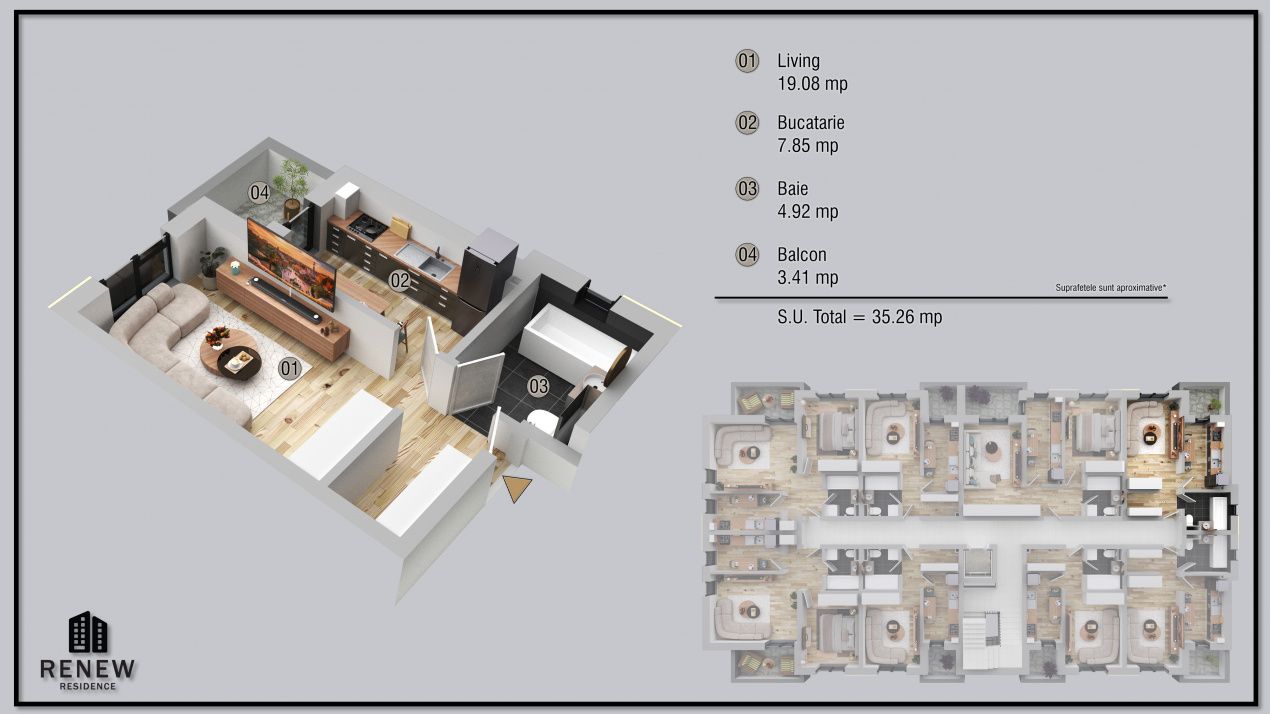 Garsoniera Militari Residence aprilie 2026 - Poză 2
