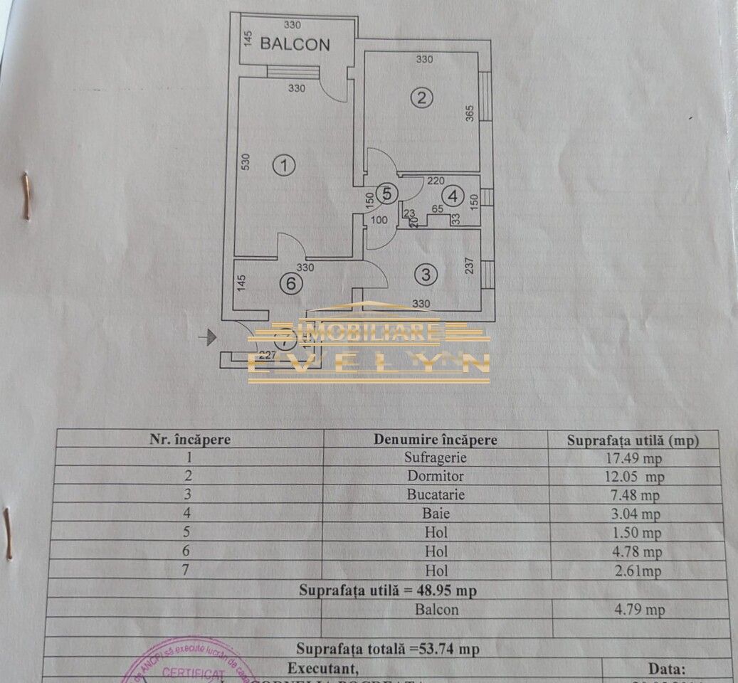 Apartament 2 camere|Zona Școala Nr. 7|61.500 Euro negociabil - Poză 1