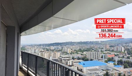 Comision 0. Apartament 2 camere + balcon 7 mp bloc nou cu CF!