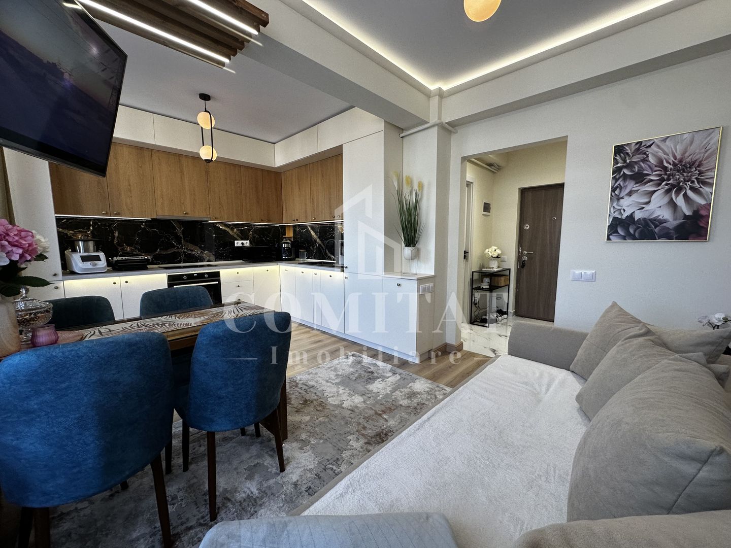 Apartament ultrafinisat | 2 camere | Cartier Terra-Floresti - Poză 1