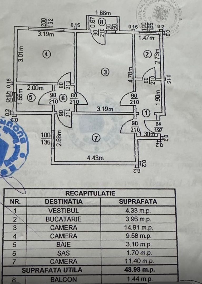 Apartament 3 camere – preț excelent! –69.000 €– Str. Marcu Armașu nr 3 - Poză 3