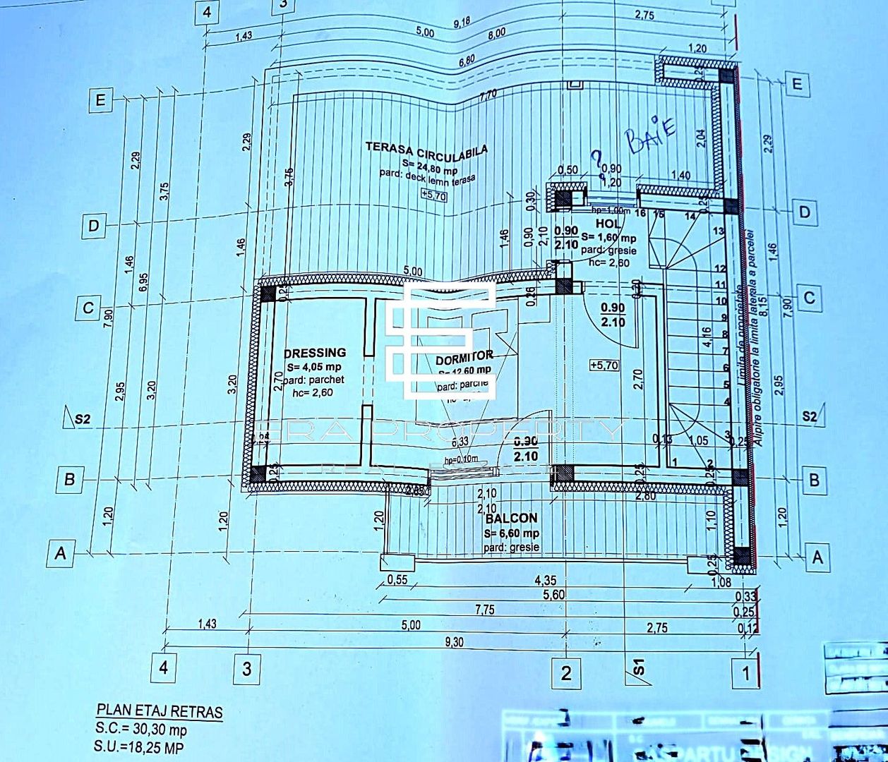 Casă modernă în Sibiu – etaj retras, terase -teren 213 mp - Schiță 8