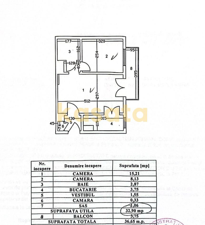 2 camere | Parc Floreasca | Luminos - Schiță 11