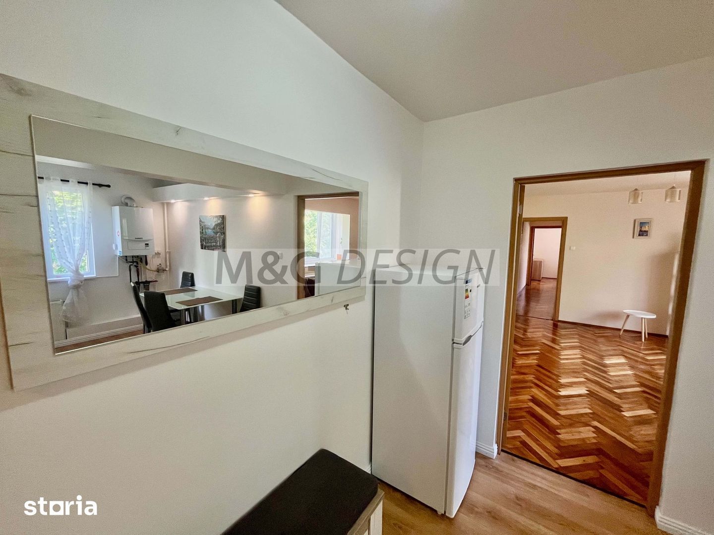3 camere etaj 2, Gh Lazar amenajat cu centrala - Poză 8