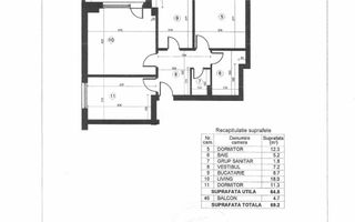 Apartament 3 camere, Pallady, decomandat, mobilat-utilat lux, parcare - Poză 9
