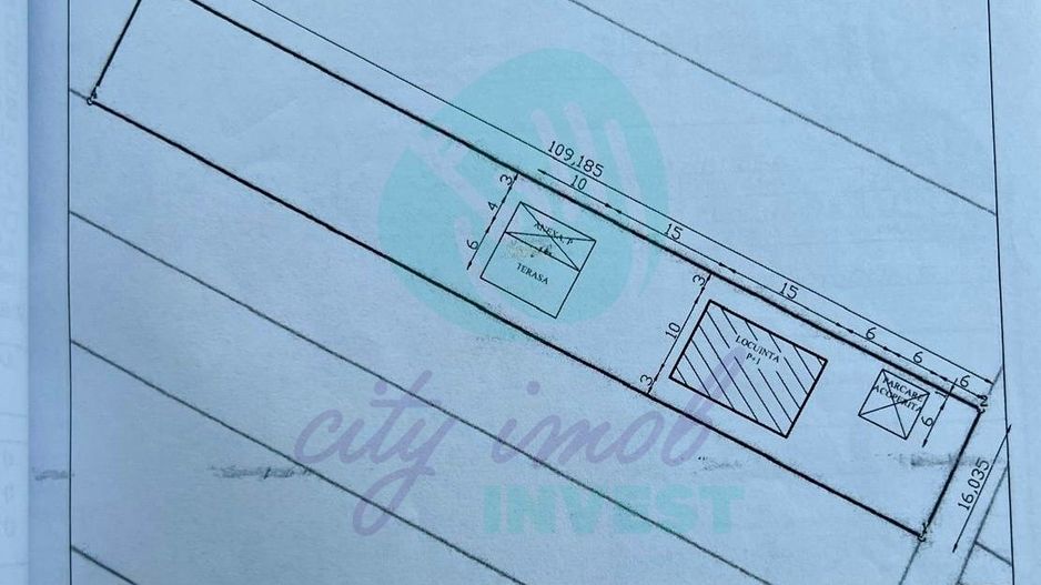 Casă la roșu P+1 | Teren 1750 mp | Dobreni-Giurgiu | Zonă liniștită - Poză 2