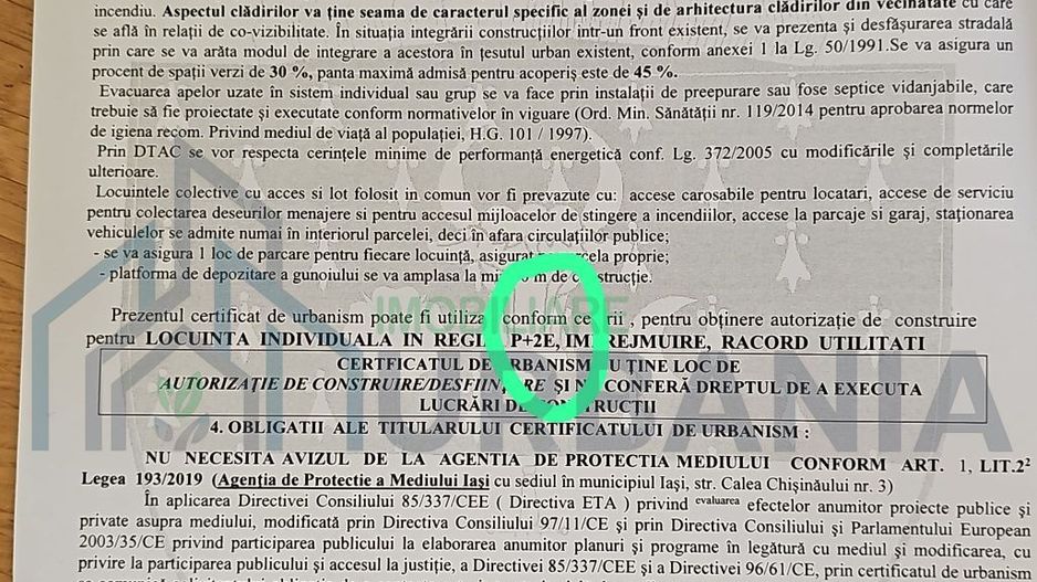 # De vanzare teren 650mp in Visan,,asfalt,toate utilitatile - Poză 5