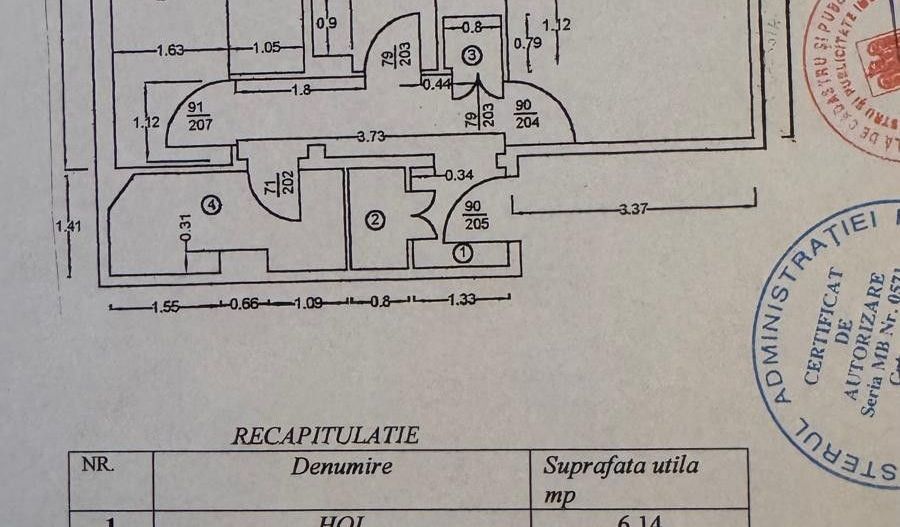 De vânzare apartament 2 camere, Studio Buftea, pregătit de mutat - Poză 12