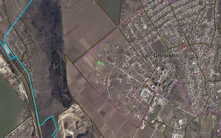 Teren 9,45 ari Ghidighici | 23 m fațadă | pentru construcții | 6 km de Chișinău - Poză 16