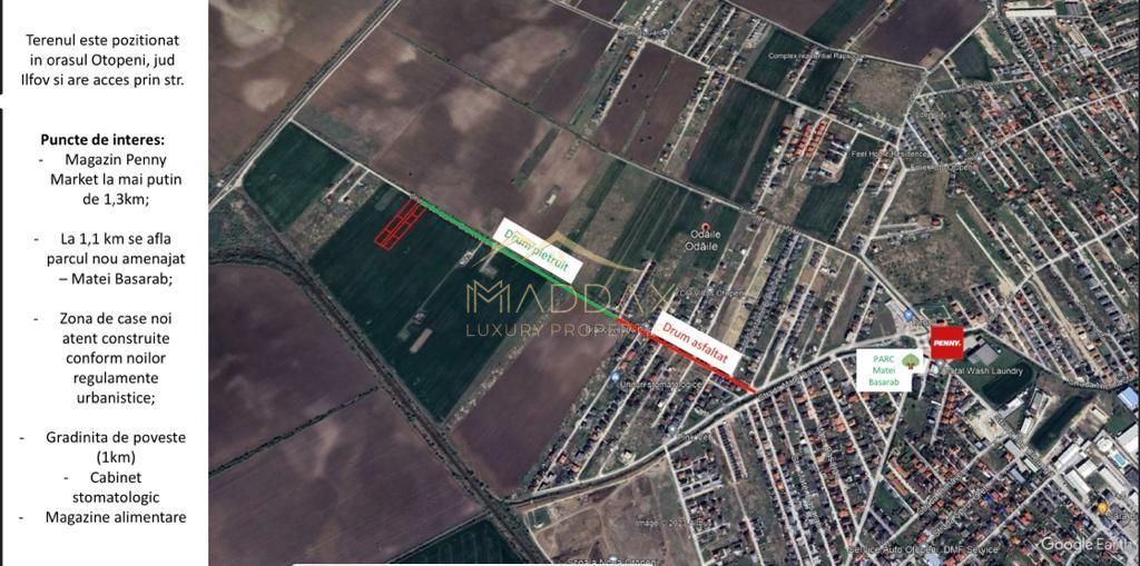 Teren intravilan pentru dezvoltare *904* mp // Otopeni (Odaile) - Poză 1