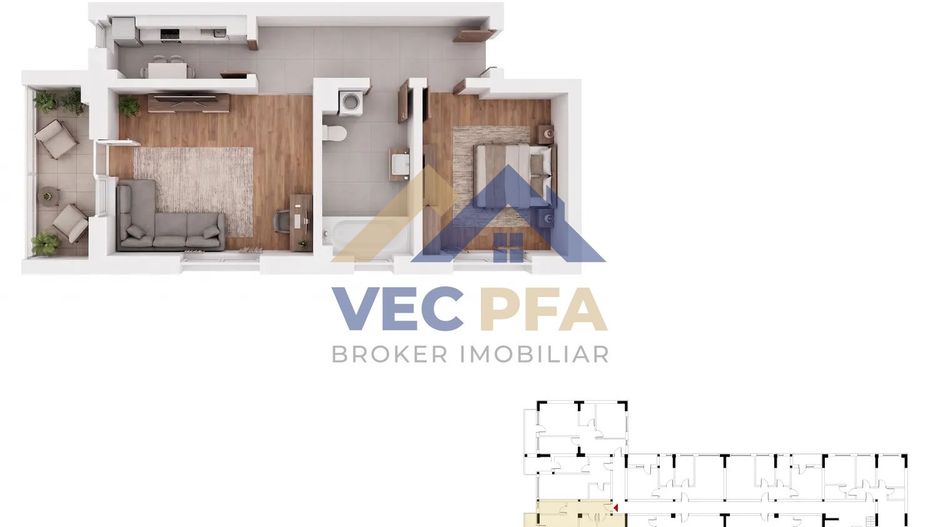 DISCOUNT 3-5% Apartamente 2 Camere Decomandate | Comision 0% - Poză 9