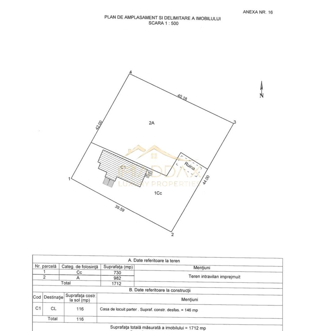 Casa traditionala cu potential**Teren 1712 MP**in Centrul IANCA //OLT - Poză 12