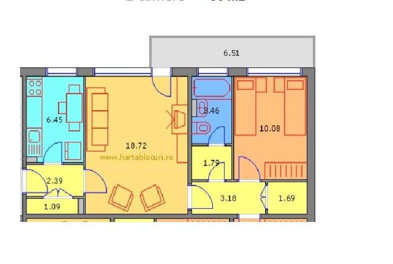 De vanzare Apartament 2 Camere Drumul Taberei - Poză 7