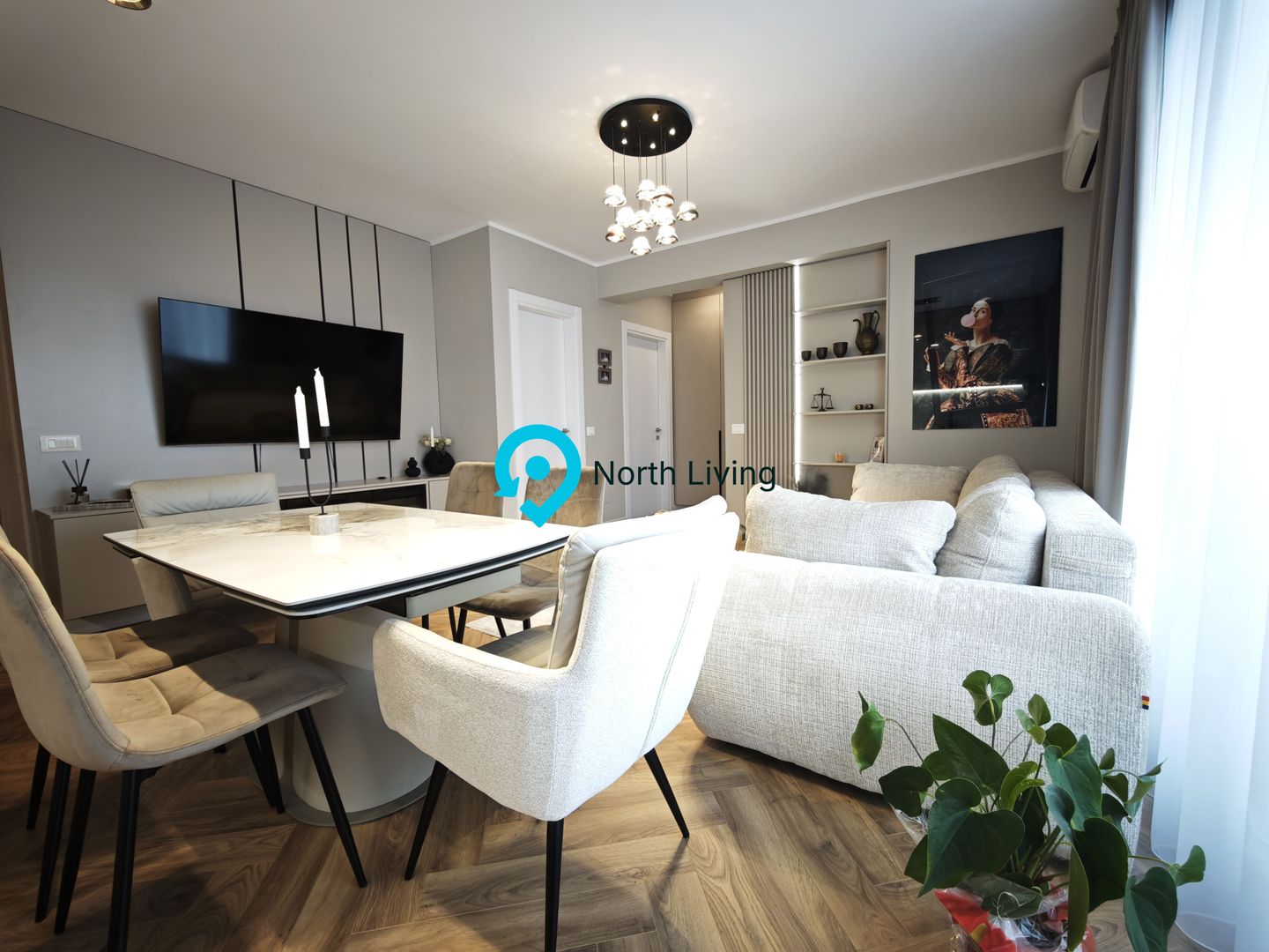 Apartament 3 Camere Elegant | Bloc Nou 2025 | Parcare | Nord - Poză 2