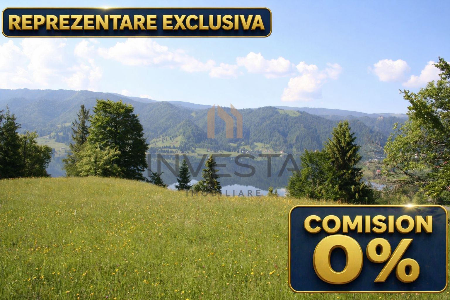 Oportunitate langa lacul Colibita! Teren intravilan 12.588 mp! - Poză 1