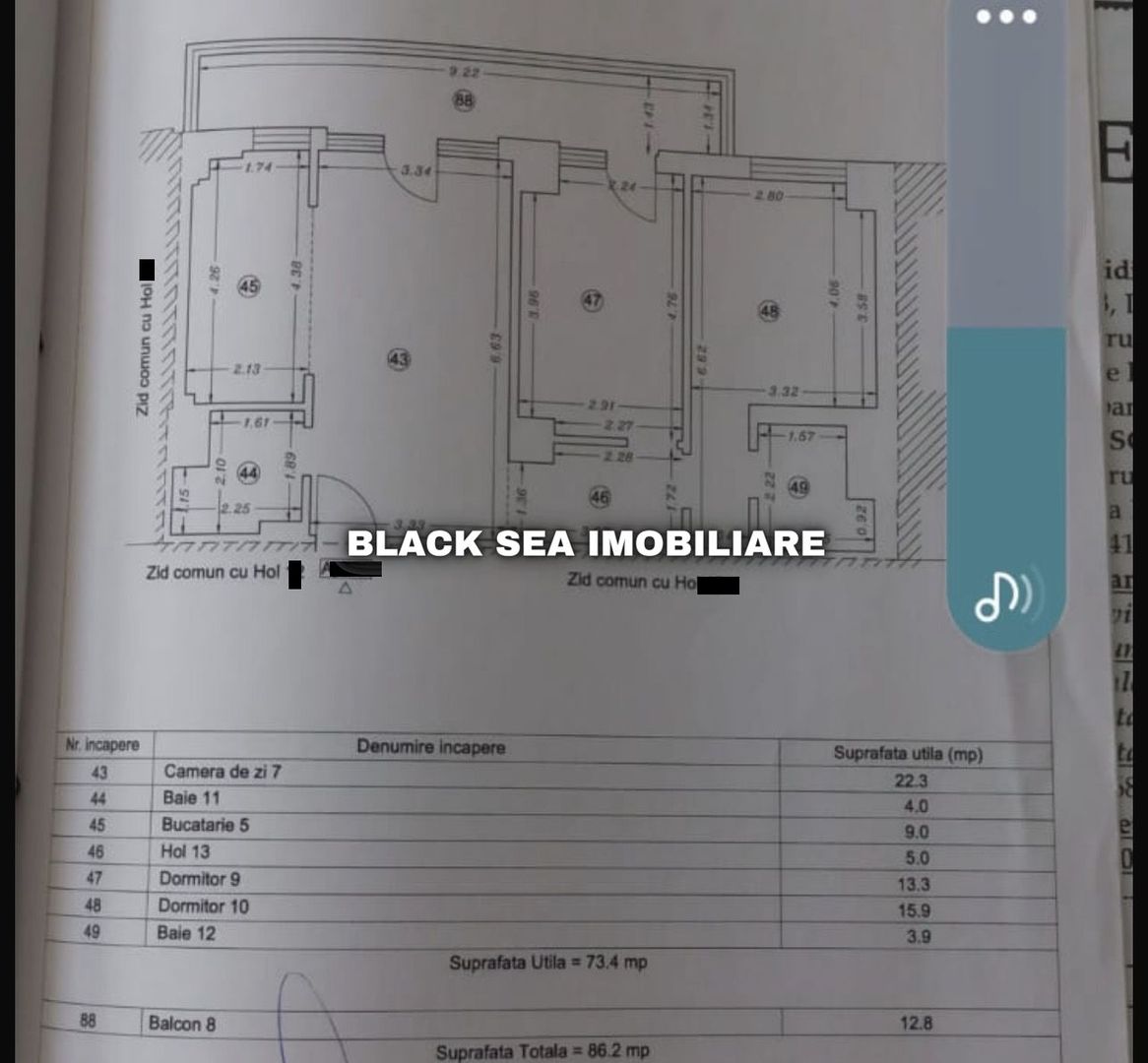 Apartament 3 camere, 2 băi + loc de parcare, Tomis Plus - Ocazie Unica - Poză 15