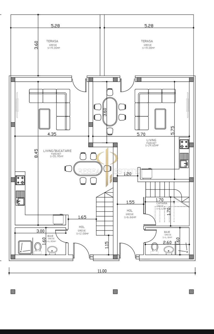Duplex modern 4 camere - P+E cu teren generos în Giroc – Comision 0% - Poză 5