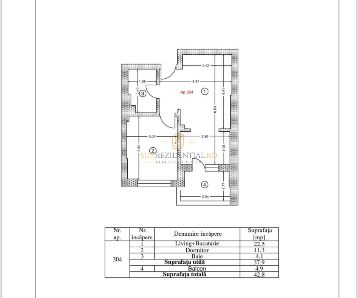 Apartament 2 camere, Tip Studio, langa statia de metrou M2 Berceni - Poză 16