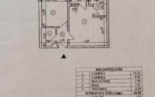 Super Pret 2 Camere Berceni - Schiță 7