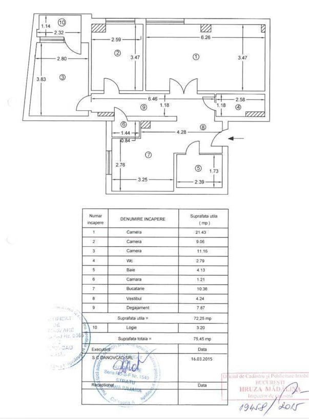 Apartament 3 camere Piața Romană | 76 mp | renovat | fără risc - Poză 8