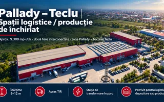 Hala productie & depozitare 9317mp / 1500mp / 3000mp | Pallady – Teclu - Poză 17