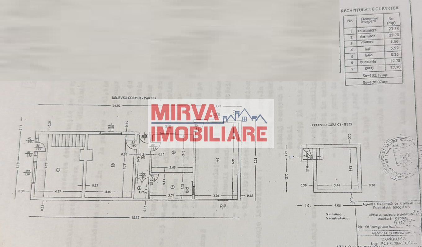 Vilă cu 5 camere, posibilitate două apartamente – Zona Bereasca - Schiță 70