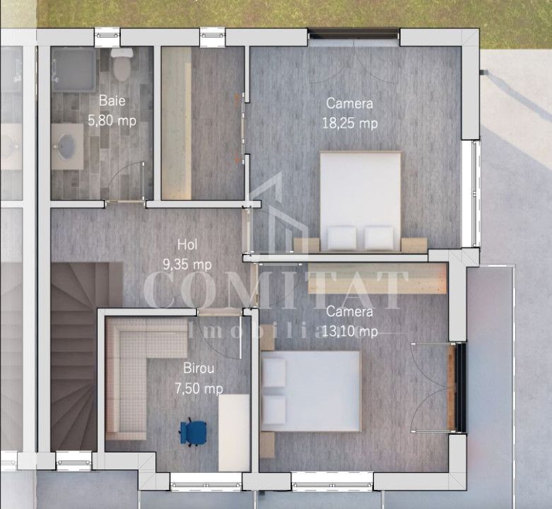 Casă cuplată zona străzii Cătanelor - Poză 9